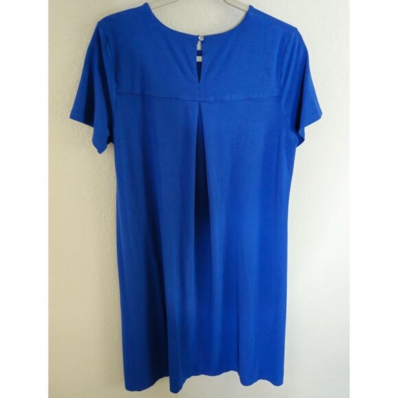 J. Jill Wearever Collection Woman Size M Tall Jersey Knit Dress Keyhole Back - Picture 2 of 6